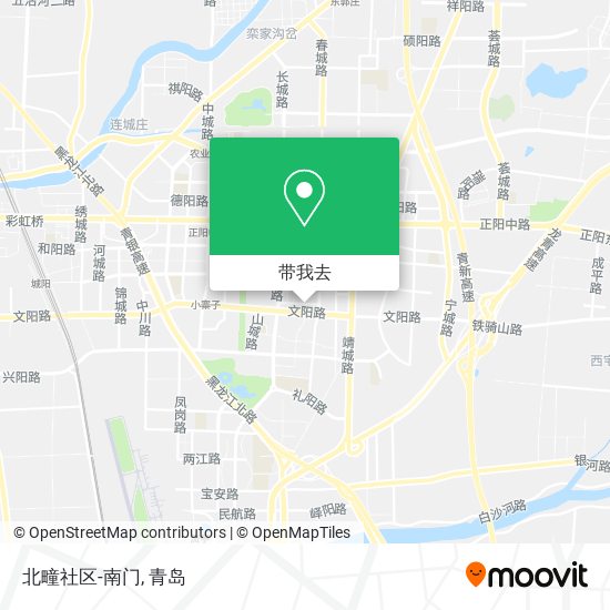 北疃社区-南门地图