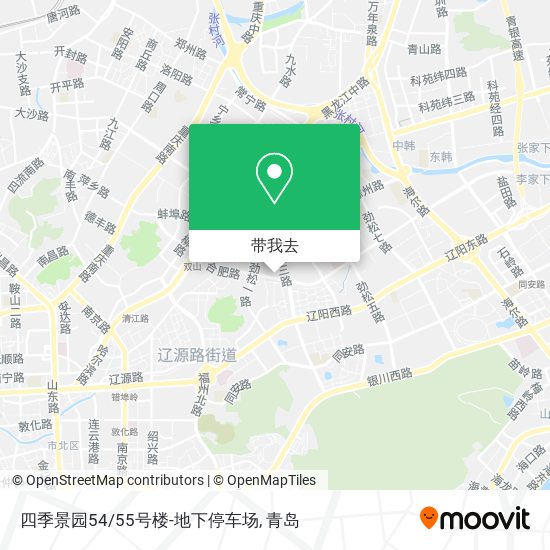 四季景园54/55号楼-地下停车场地图