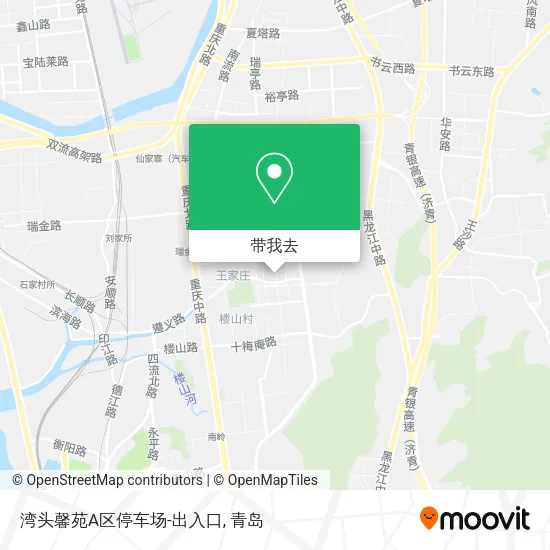 湾头馨苑A区停车场-出入口地图