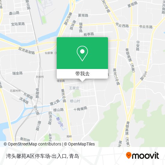 湾头馨苑A区停车场-出入口地图
