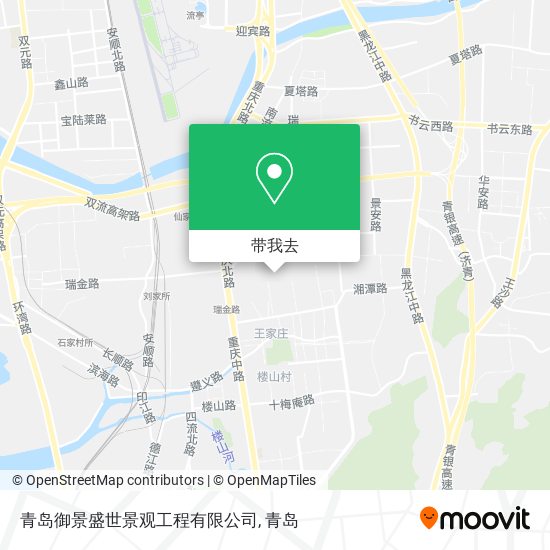 青岛御景盛世景观工程有限公司地图
