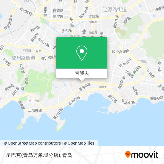 星巴克(青岛万象城分店)地图