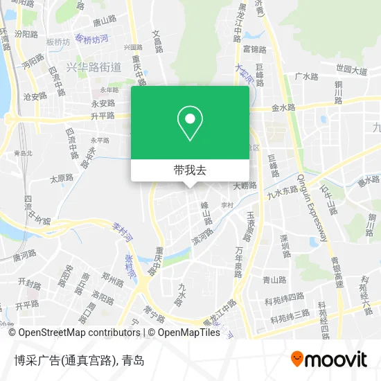 博采广告(通真宫路)地图