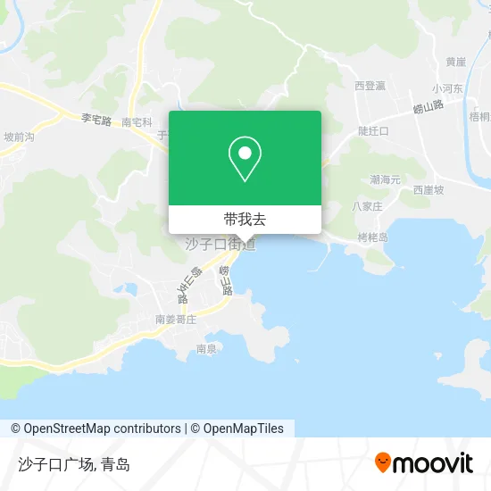 沙子口广场地图