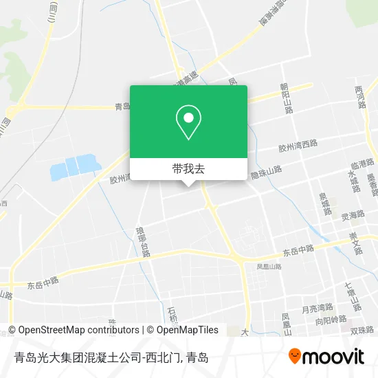 青岛光大集团混凝土公司-西北门地图