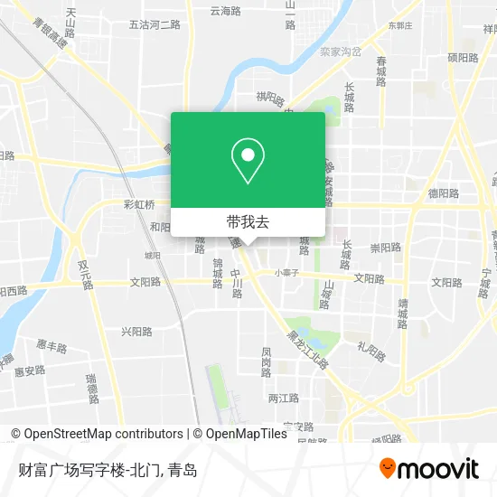 财富广场写字楼-北门地图