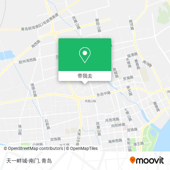 天一畔城-南门地图
