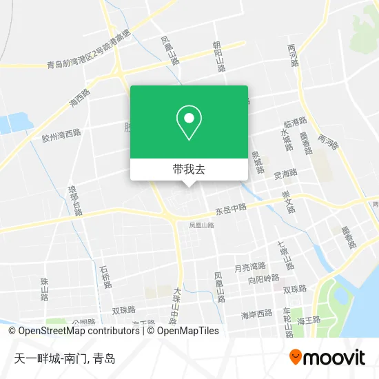 天一畔城-南门地图