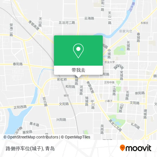 路侧停车位(城子)地图
