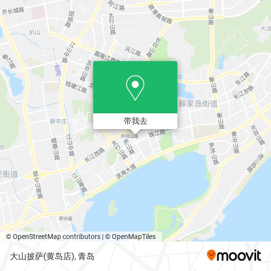 大山披萨(黄岛店)地图