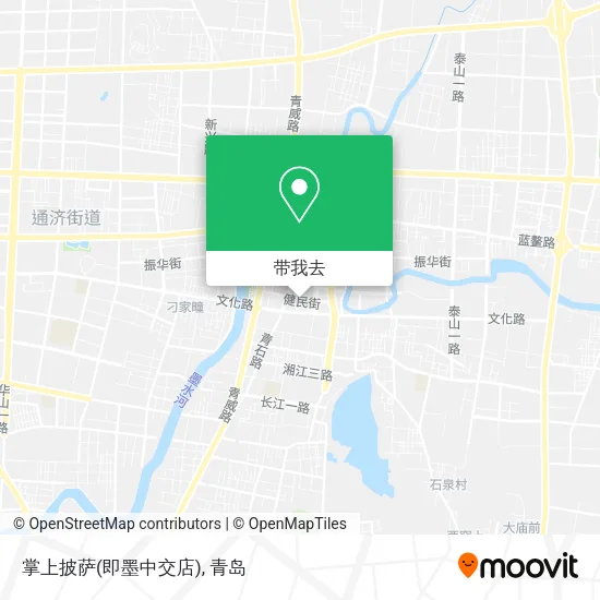 掌上披萨(即墨中交店)地图