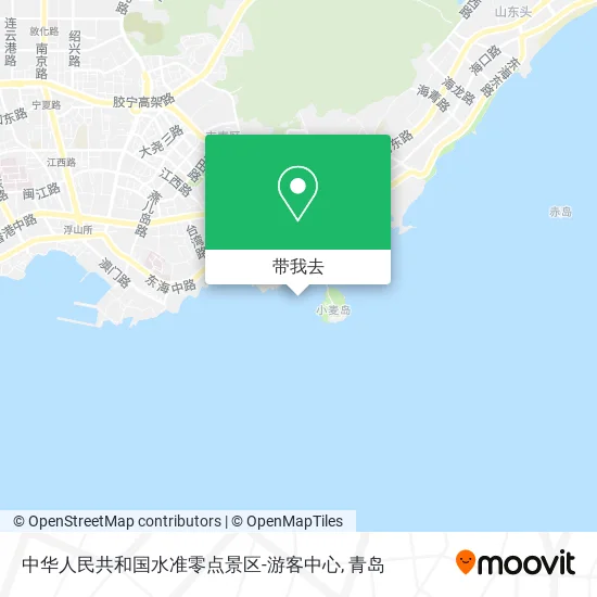 中华人民共和国水准零点景区-游客中心地图