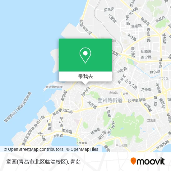 童画(青岛市北区临淄校区)地图