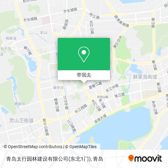 青岛太行园林建设有限公司(东北1门)地图