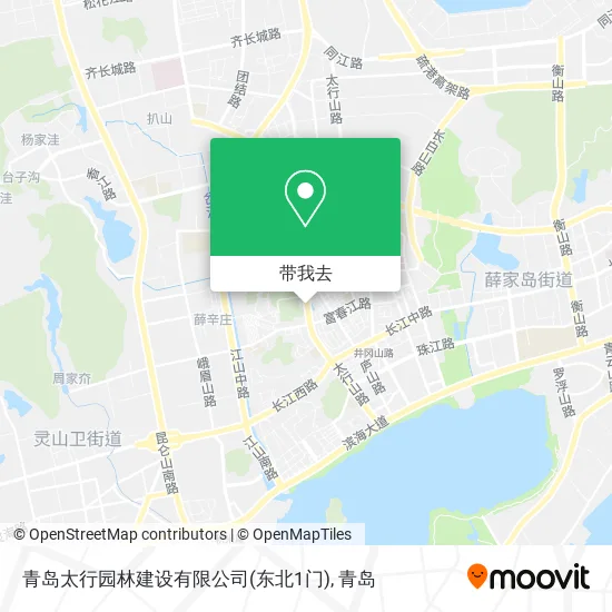 青岛太行园林建设有限公司(东北1门)地图