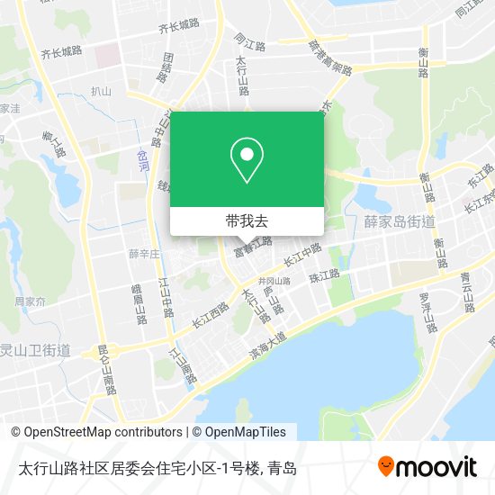 太行山路社区居委会住宅小区-1号楼地图