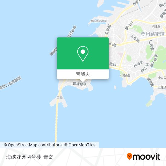 海峡花园-4号楼地图
