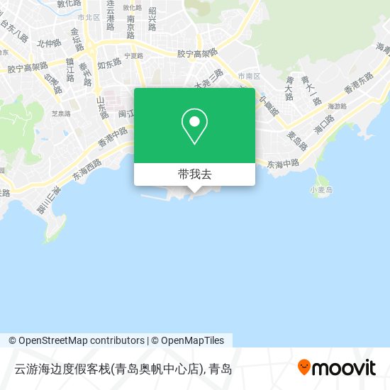 云游海边度假客栈(青岛奥帆中心店)地图