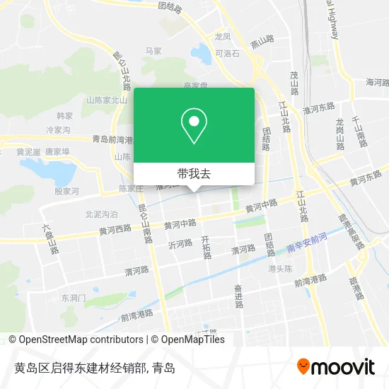 黄岛区启得东建材经销部地图