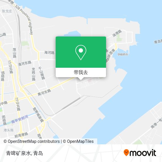 青啤矿泉水地图
