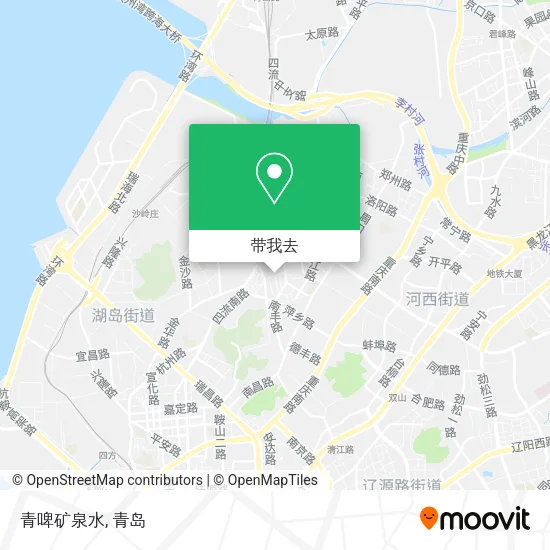 青啤矿泉水地图
