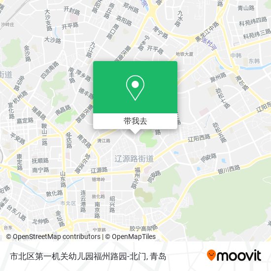 市北区第一机关幼儿园福州路园-北门地图