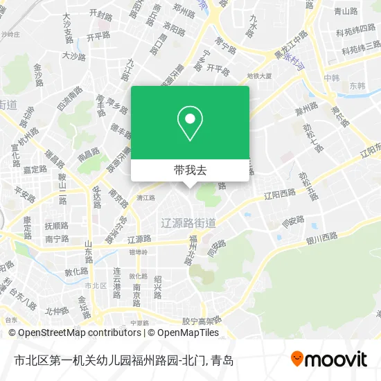 市北区第一机关幼儿园福州路园-北门地图