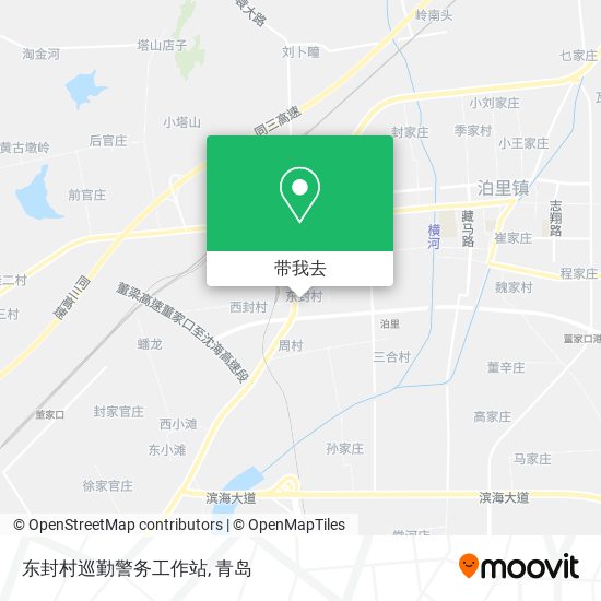 东封村巡勤警务工作站地图