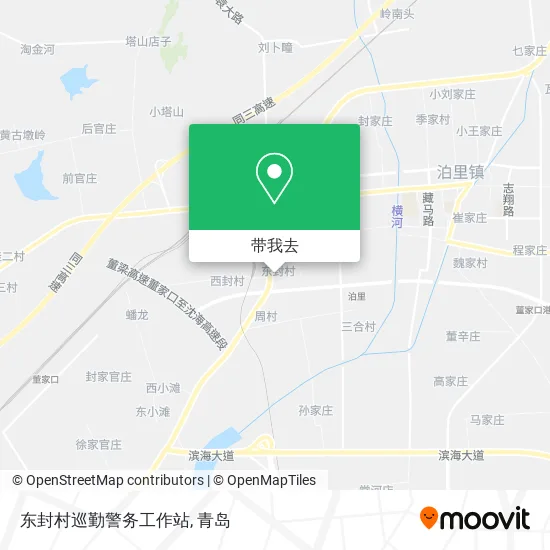东封村巡勤警务工作站地图