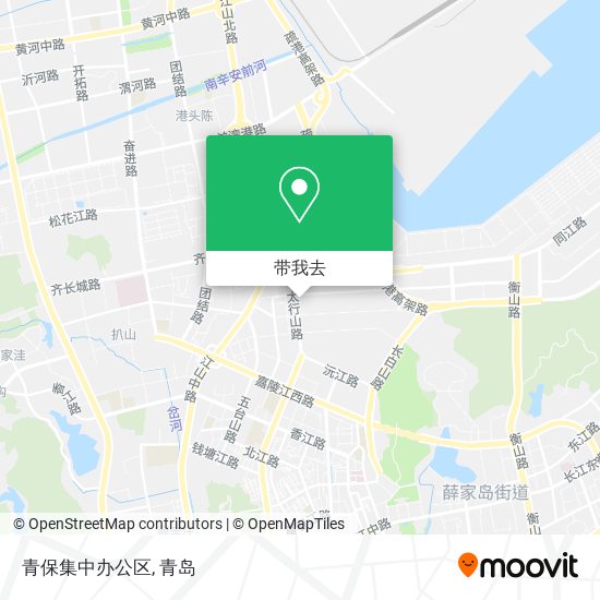 青保集中办公区地图