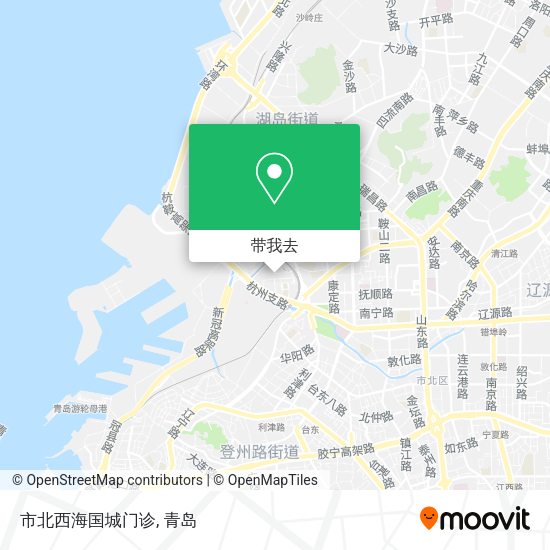 市北西海国城门诊地图