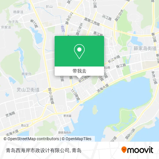 青岛西海岸市政设计有限公司地图
