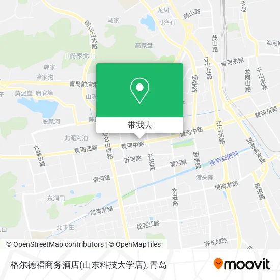 格尔德福商务酒店(山东科技大学店)地图