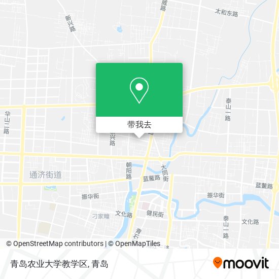 青岛农业大学教学区地图