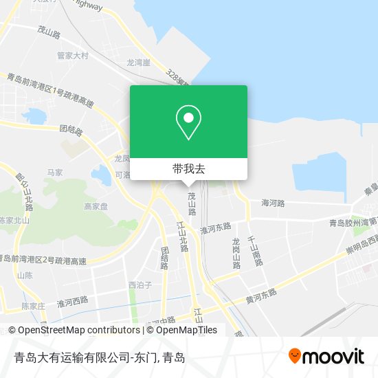 青岛大有运输有限公司-东门地图