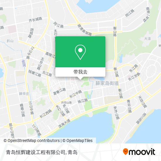 青岛恒辉建设工程有限公司地图