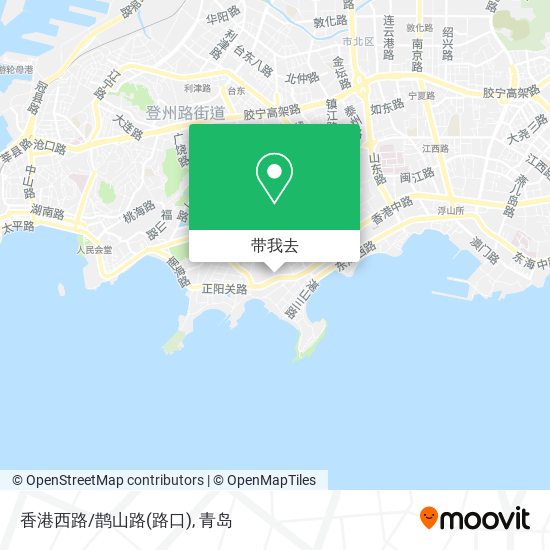 香港西路/鹊山路(路口)地图