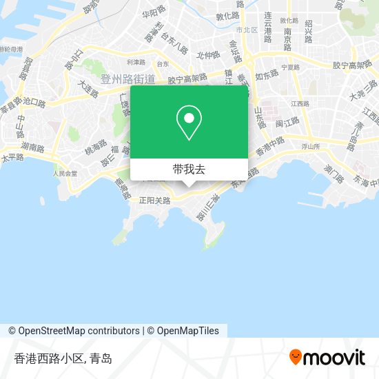 香港西路小区地图