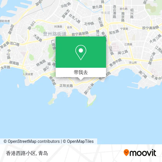 香港西路小区地图