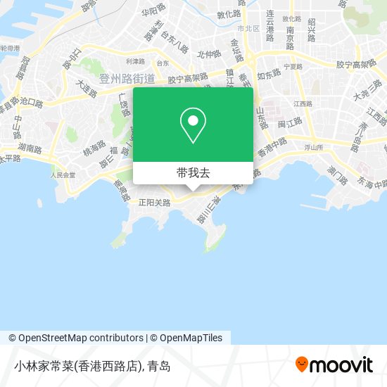 小林家常菜(香港西路店)地图