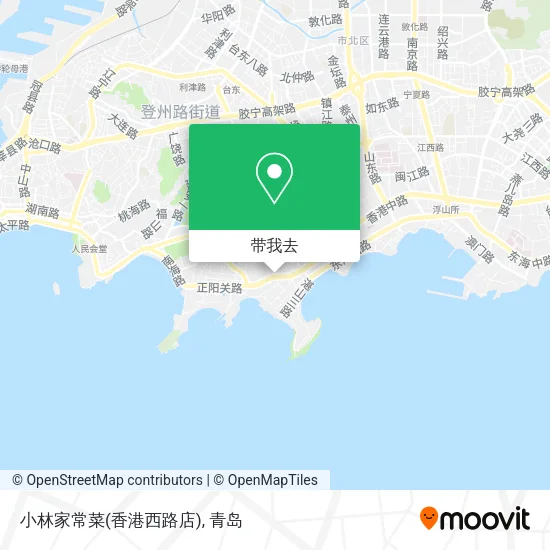 小林家常菜(香港西路店)地图