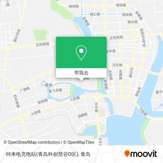 特来电充电站(青岛科创慧谷D区)地图