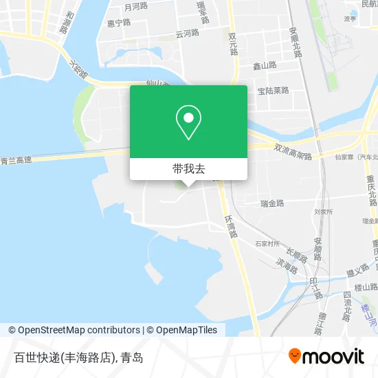 百世快递(丰海路店)地图
