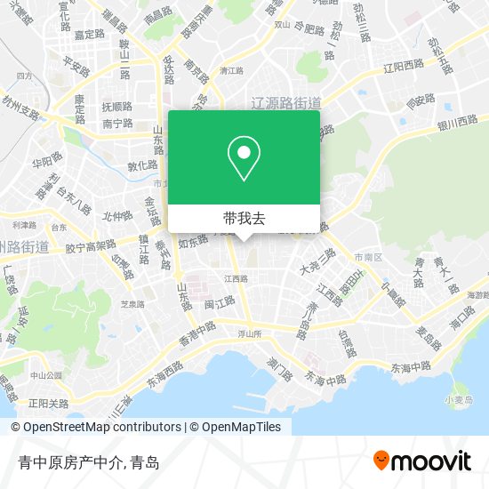 青中原房产中介地图