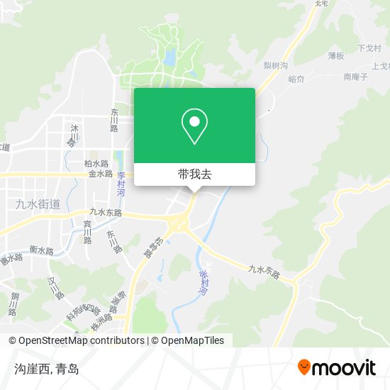 沟崖西地图