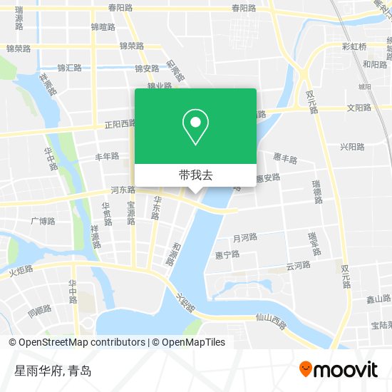 星雨华府地图