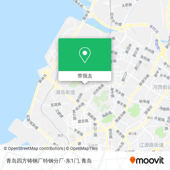 青岛四方铸钢厂特钢分厂-东1门地图