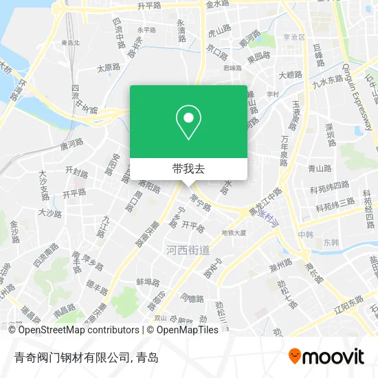 青奇阀门钢材有限公司地图