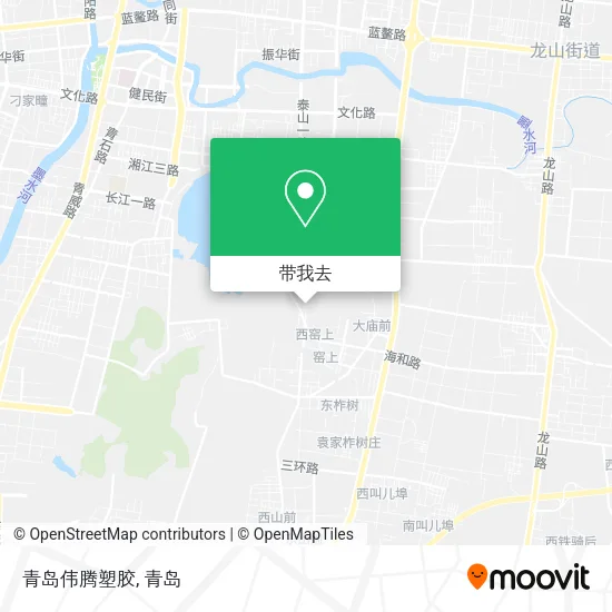 青岛伟腾塑胶地图