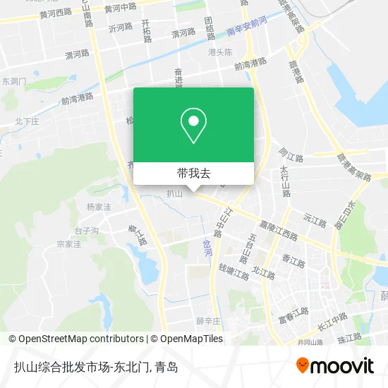 扒山综合批发市场-东北门地图